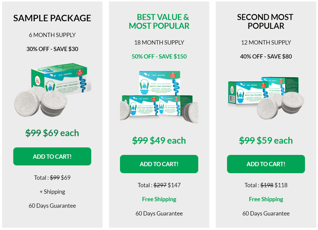 Septifix price